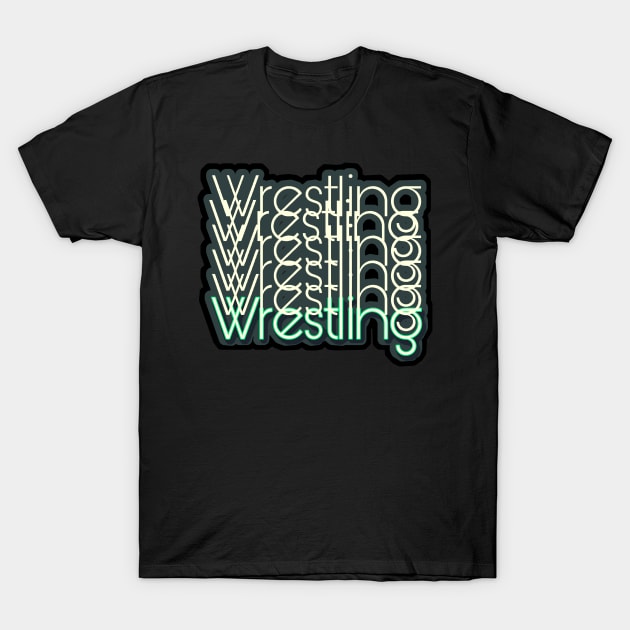 Wrestling T-Shirt T-Shirt by r.abdulazis